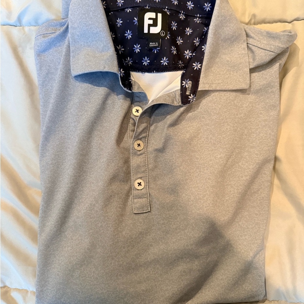 FootJoy Light Gray Polo Shirt